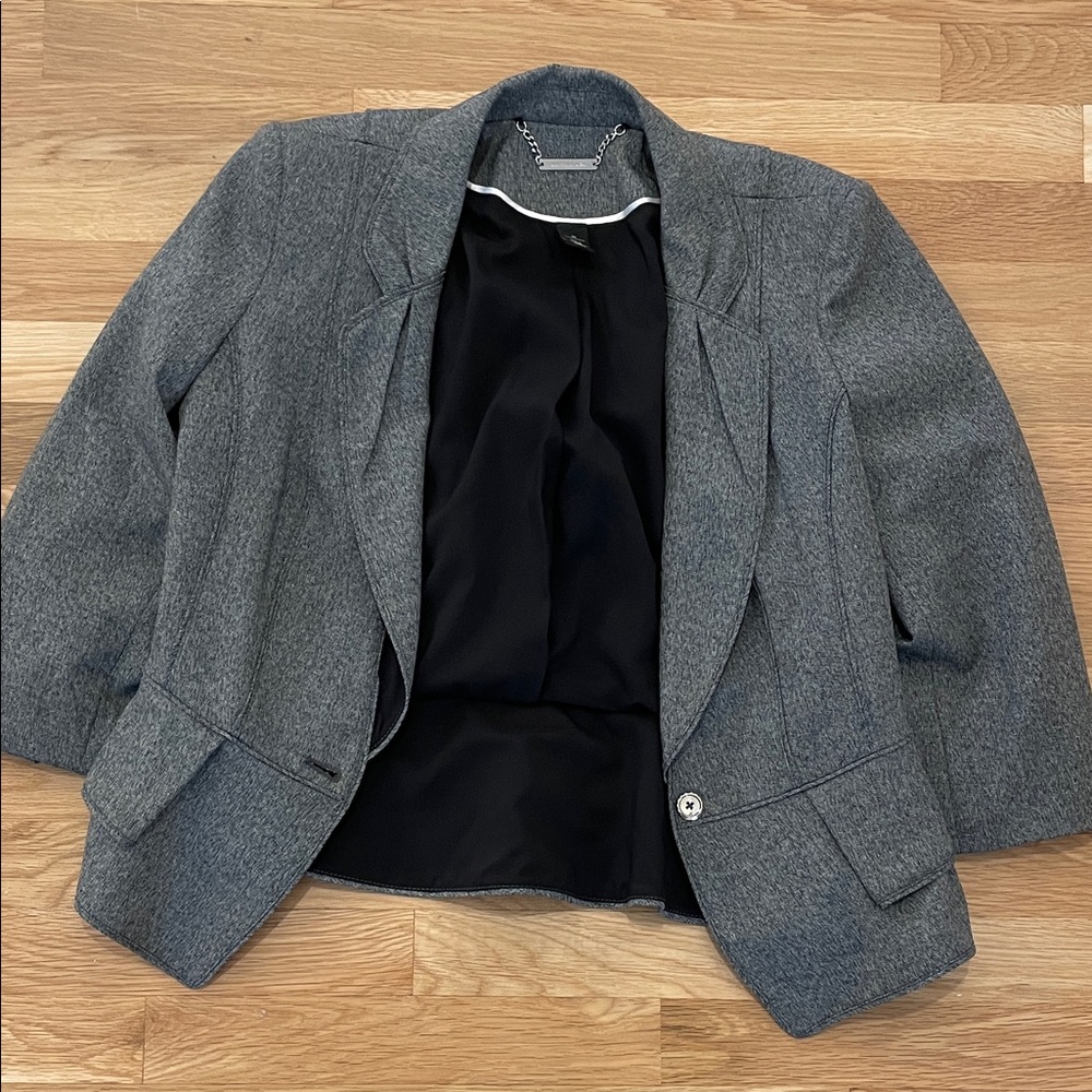 White House Black Market Charcoal Blazer